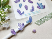 Crystals Waterproof Sticker Sheet