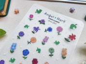 Hybrid Flowers Waterproof Sticker Sheet