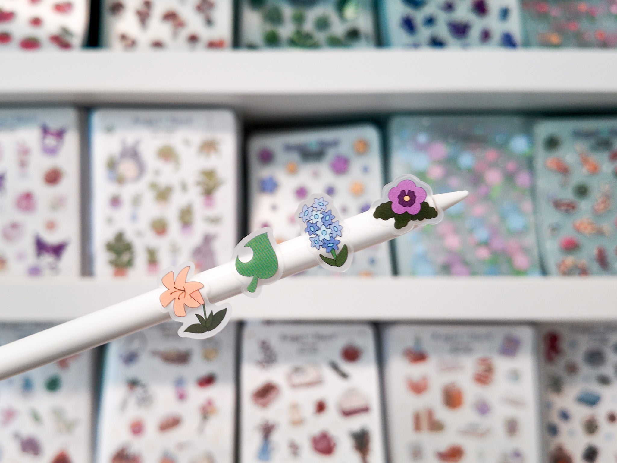 Hybrid Flowers Waterproof Sticker Sheet