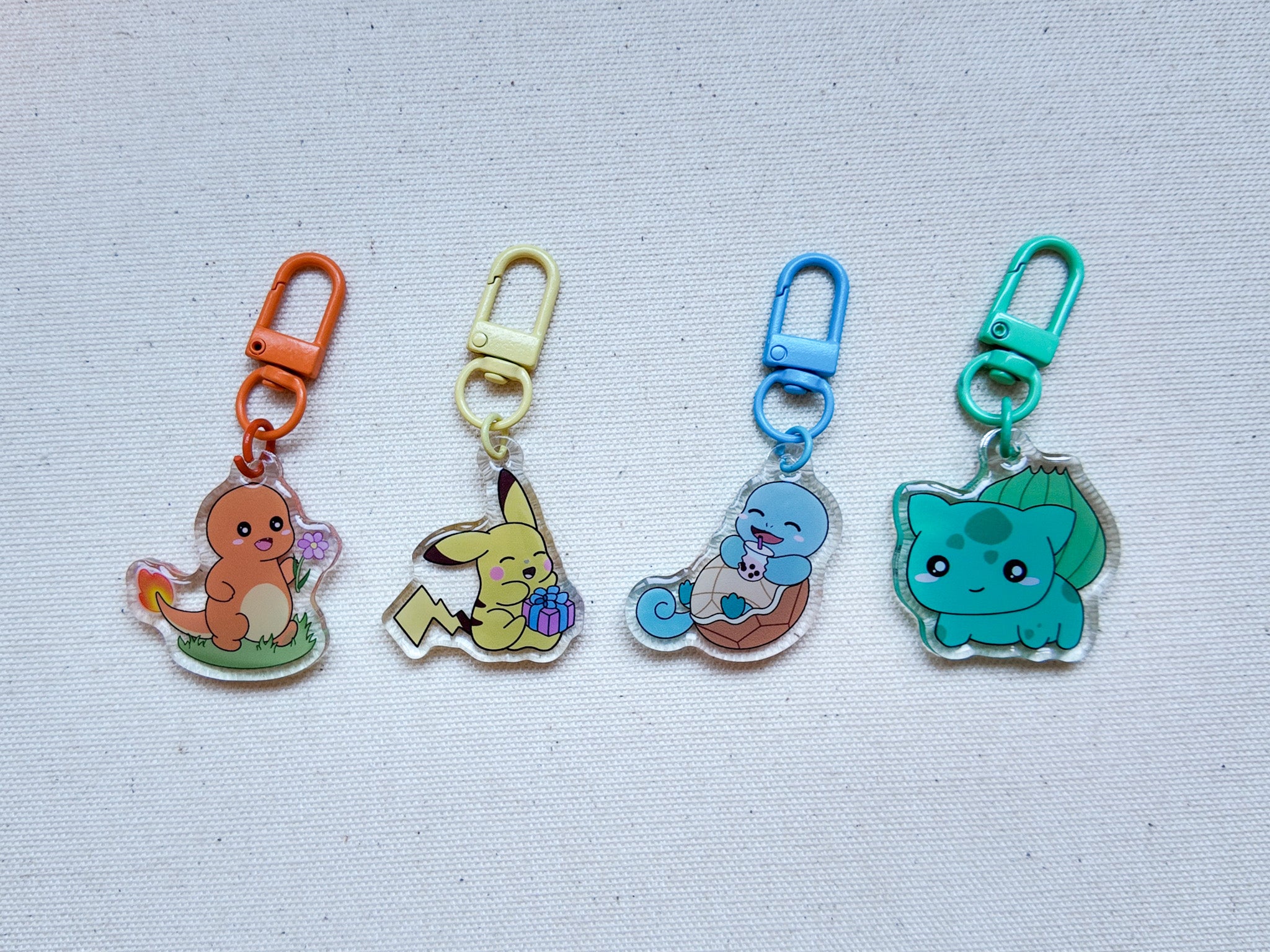 Bulbasaur Key Rings Bulbasaur Key Charm – Angel + Hare