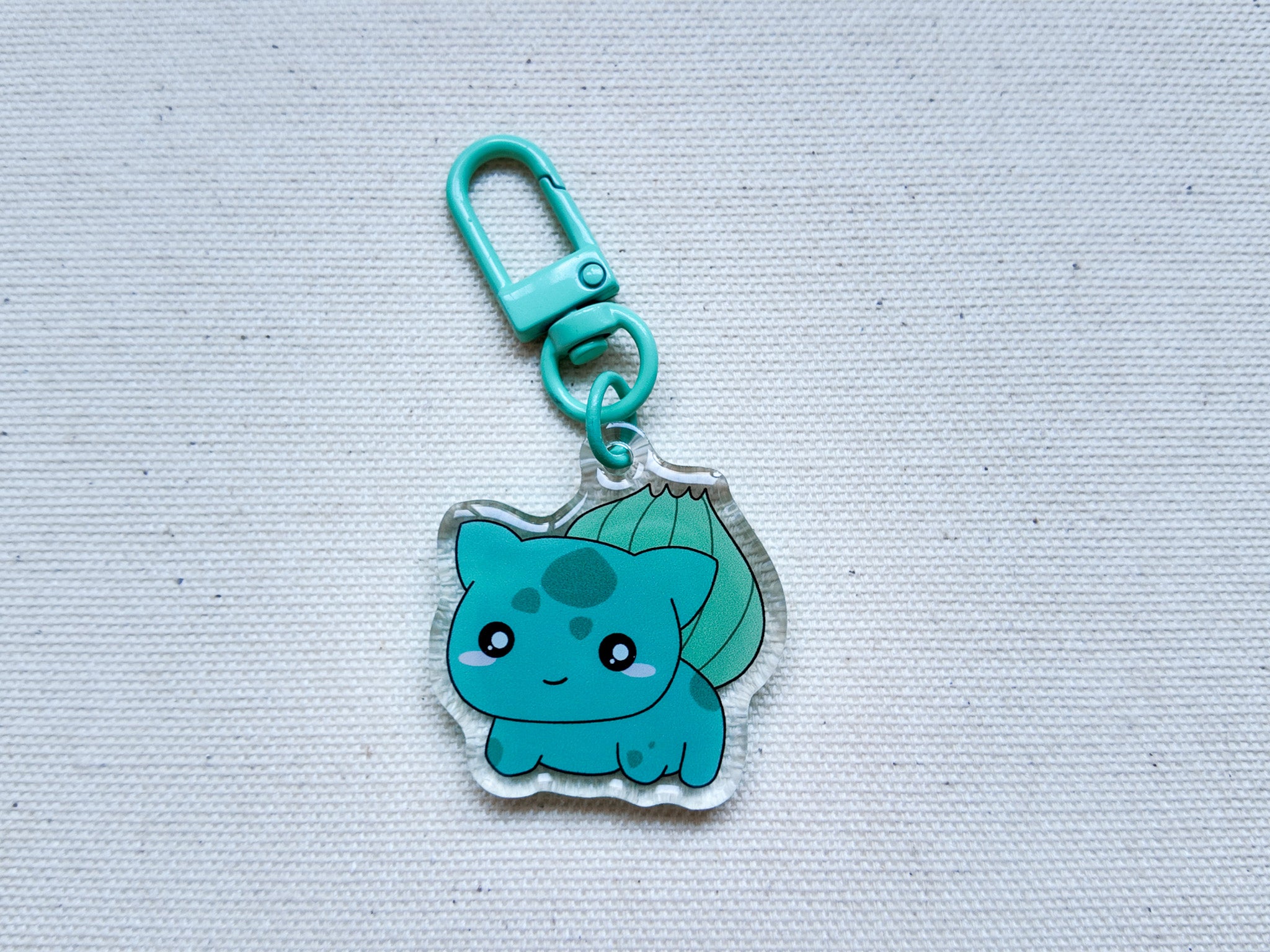 Bulbasaur Key Rings Bulbasaur Key Charm – Angel + Hare