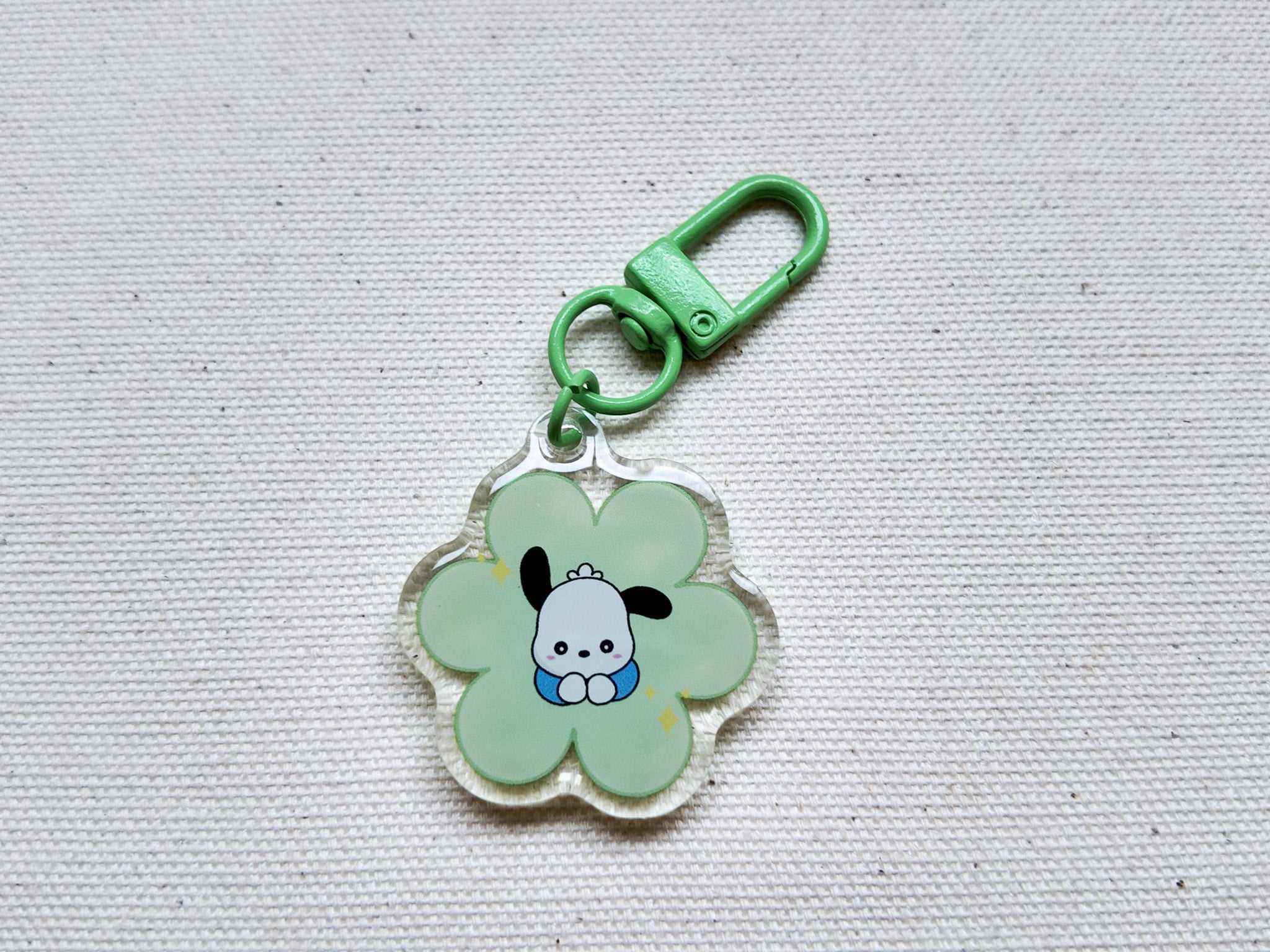 Pochacco Flower Key Charm