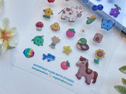 Farm Valley Waterproof Sticker Sheet