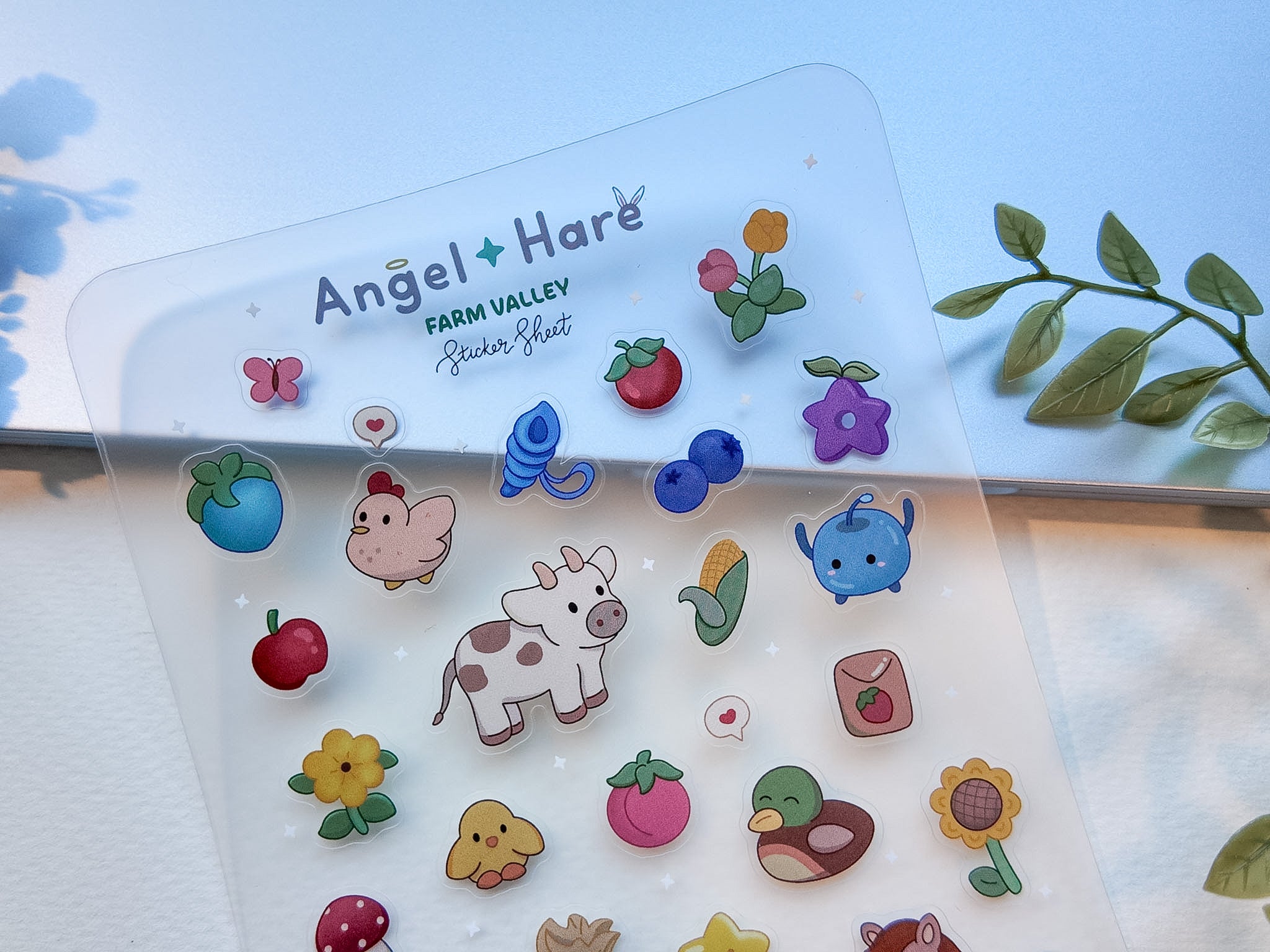 Farm Valley Waterproof Sticker Sheet