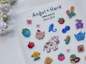 Farm Valley Waterproof Sticker Sheet