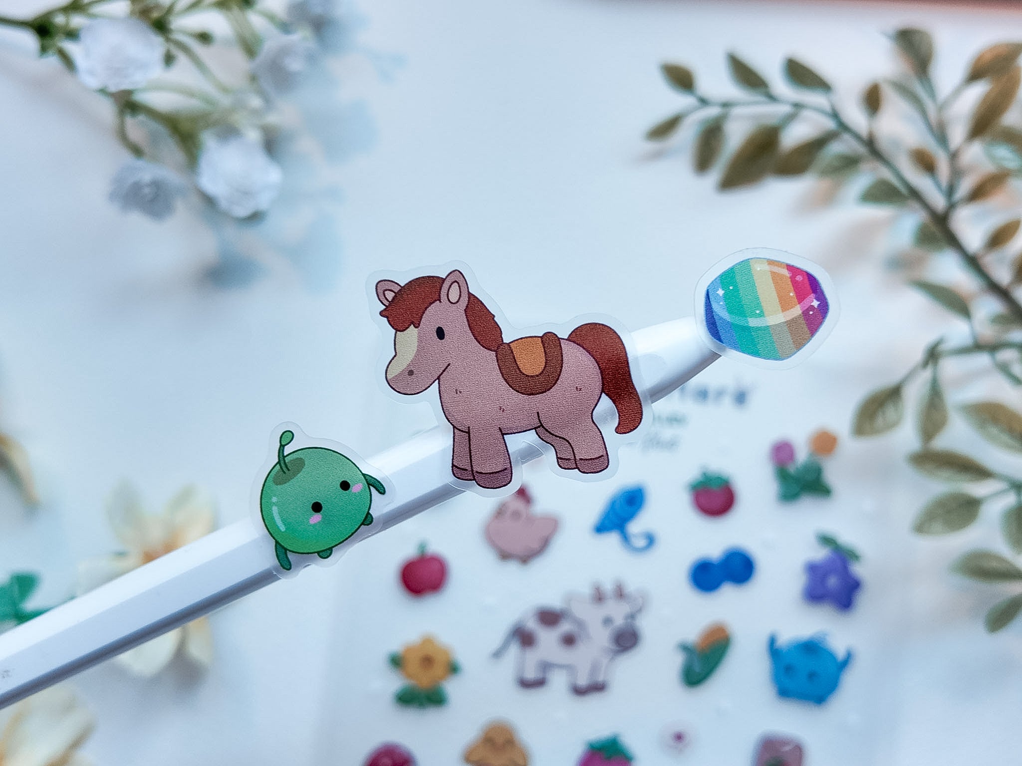 Farm Valley Waterproof Sticker Sheet