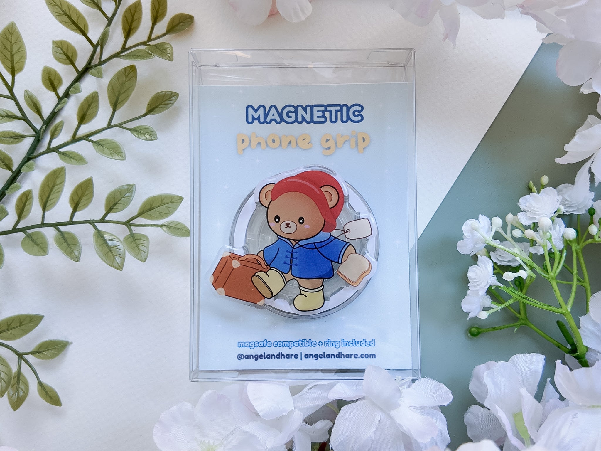 Travel Bear Magnetic Phone Grip