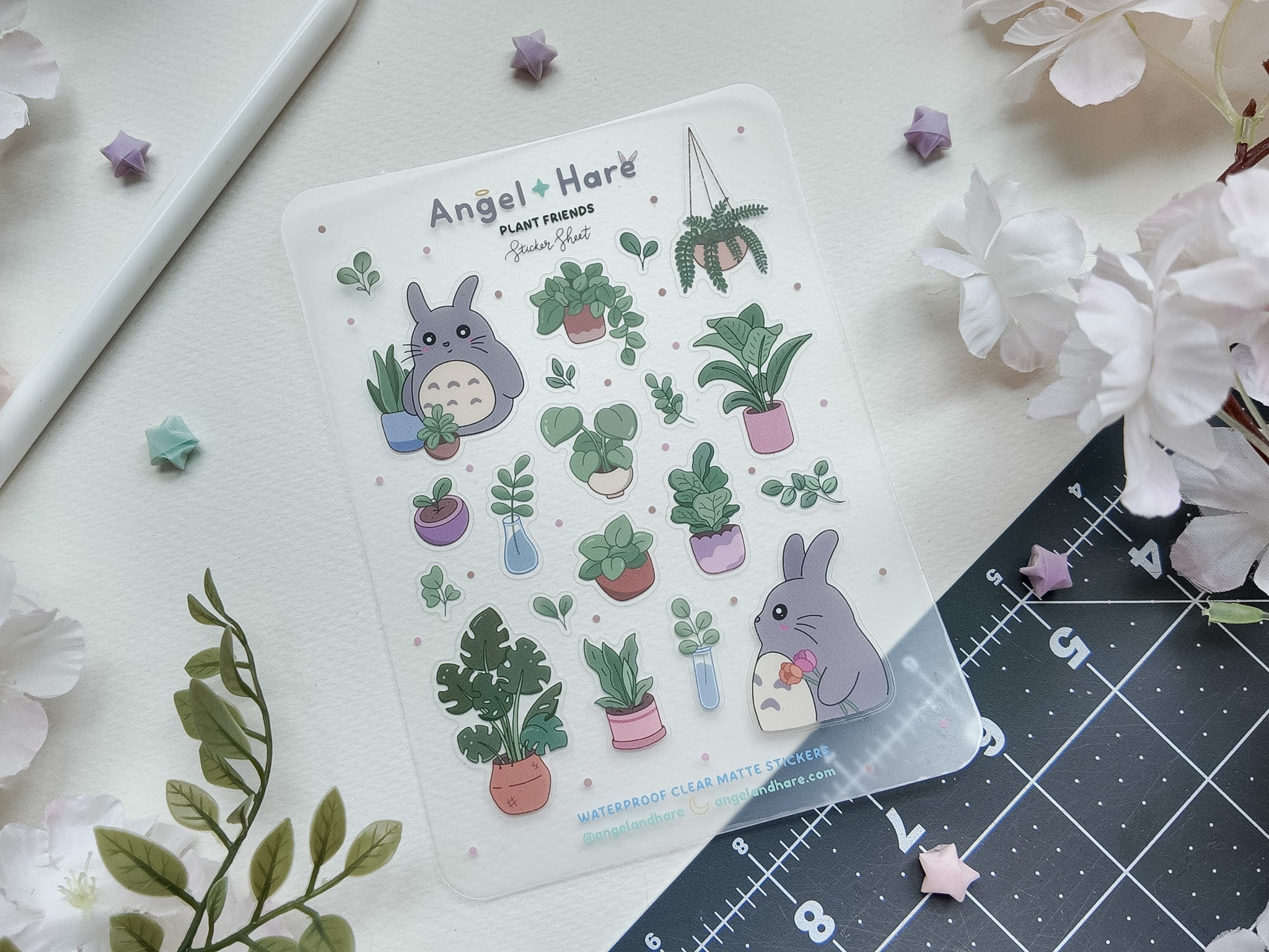 Plant Friends Waterproof Sticker Sheet