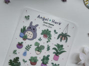 Plant Friends Waterproof Sticker Sheet