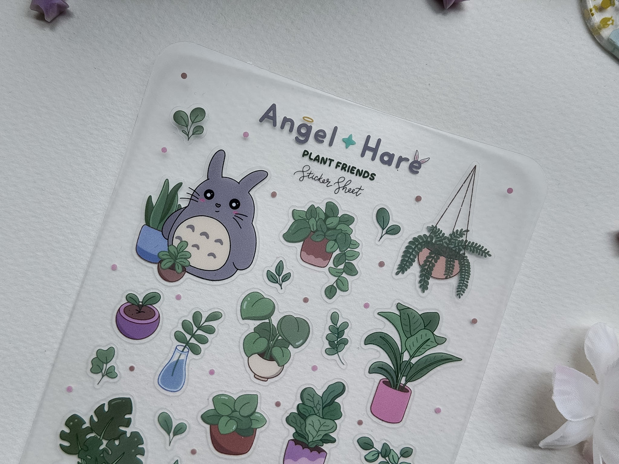 Plant Friends Waterproof Sticker Sheet