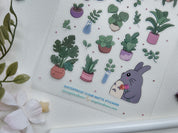 Plant Friends Waterproof Sticker Sheet