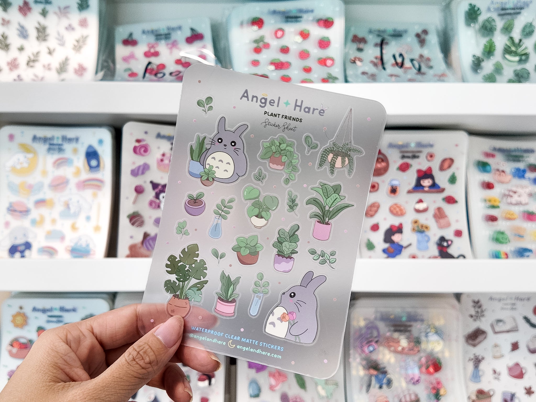 Plant Friends Waterproof Sticker Sheet