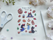 Bakery Delivery Waterproof Sticker Sheet