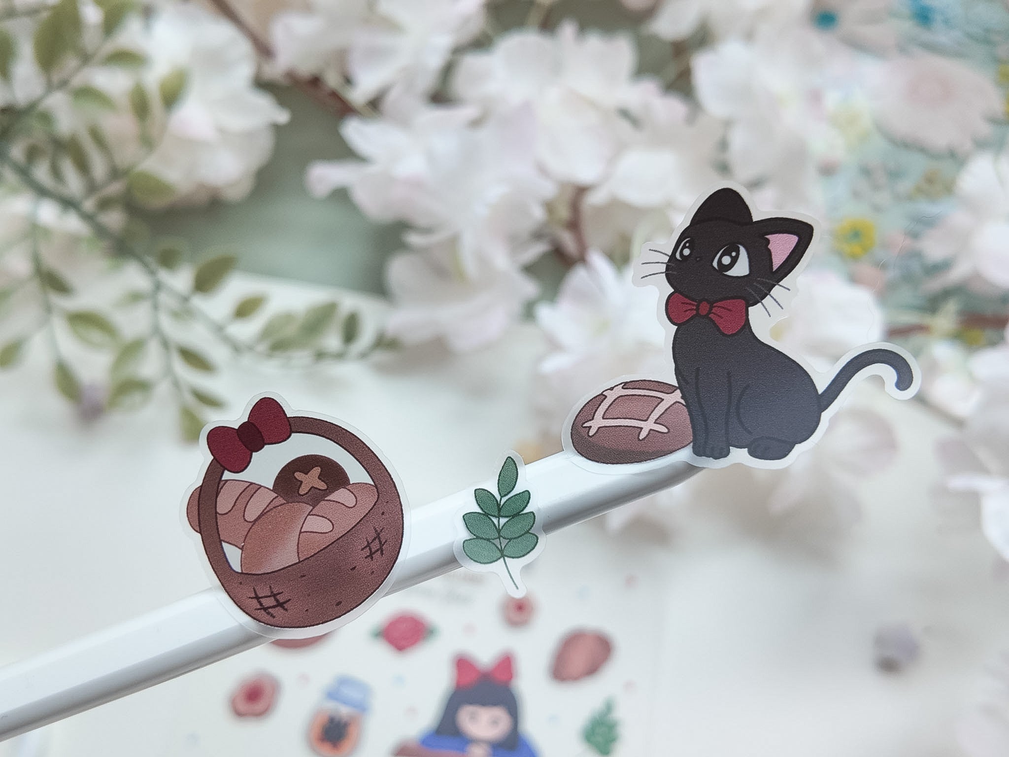 Bakery Delivery Waterproof Sticker Sheet