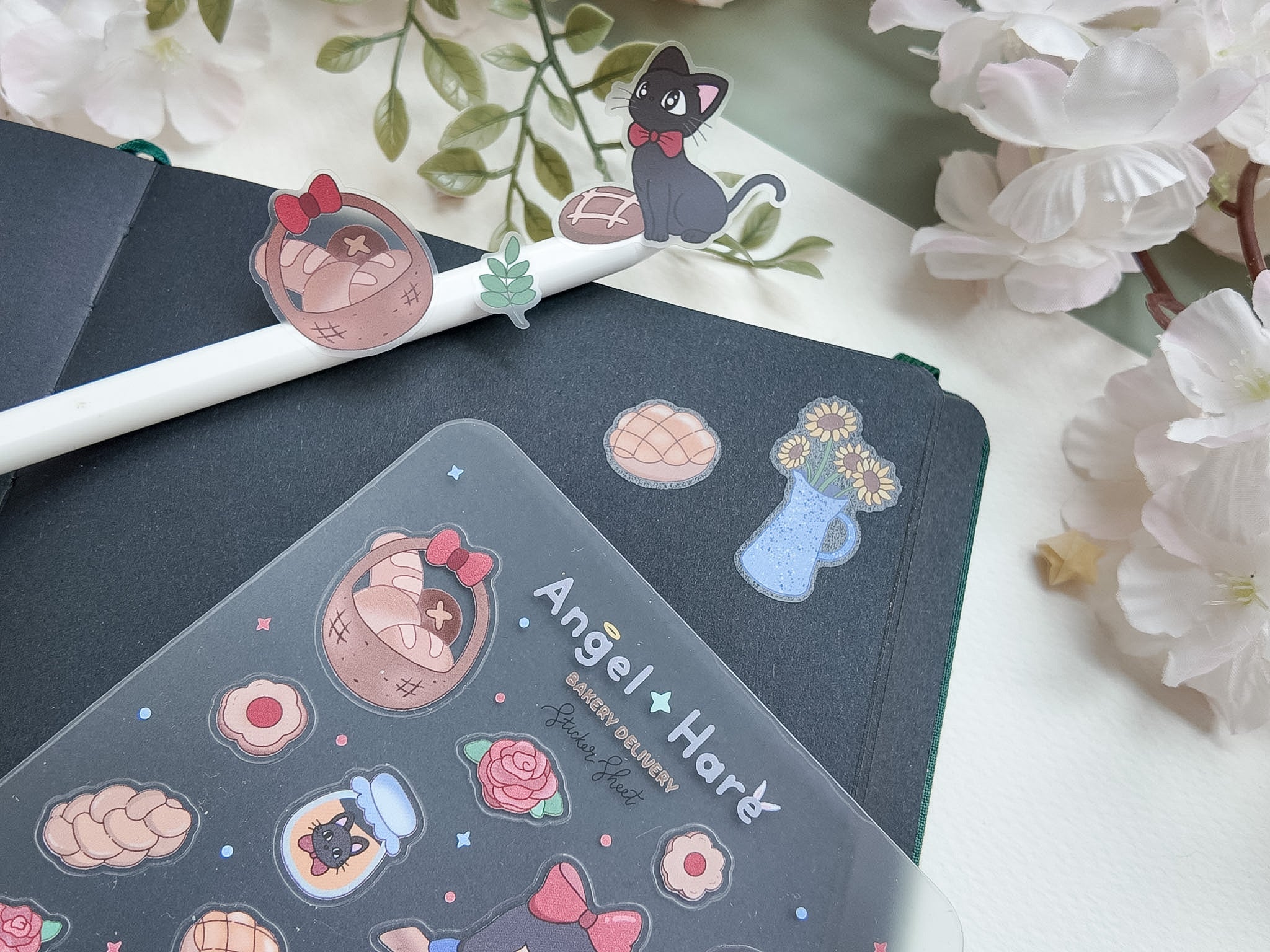 Bakery Delivery Waterproof Sticker Sheet