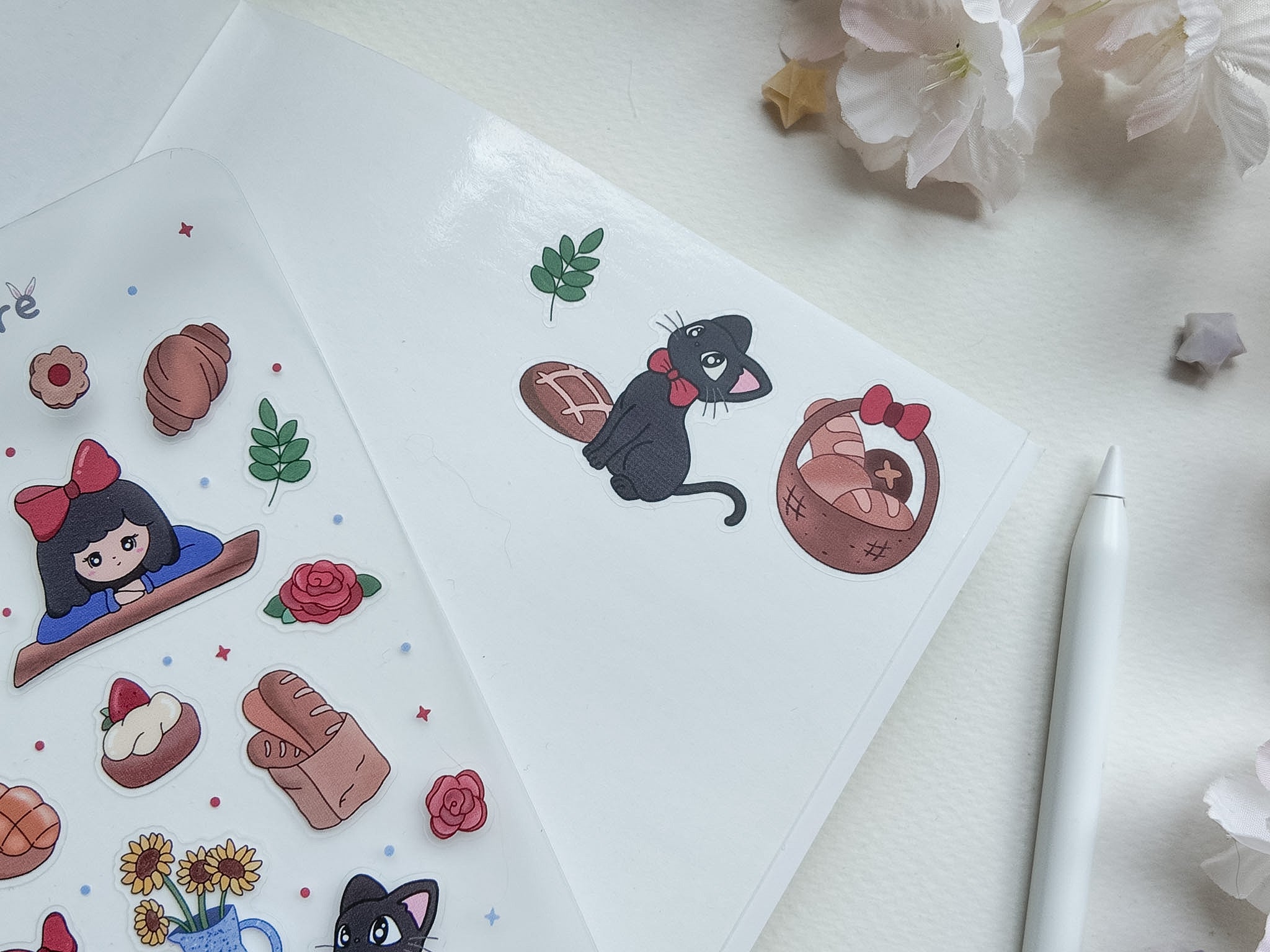 Bakery Delivery Waterproof Sticker Sheet