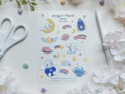 Space Roll Waterproof Sticker Sheet