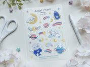 Space Roll Waterproof Sticker Sheet