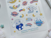 Space Roll Waterproof Sticker Sheet