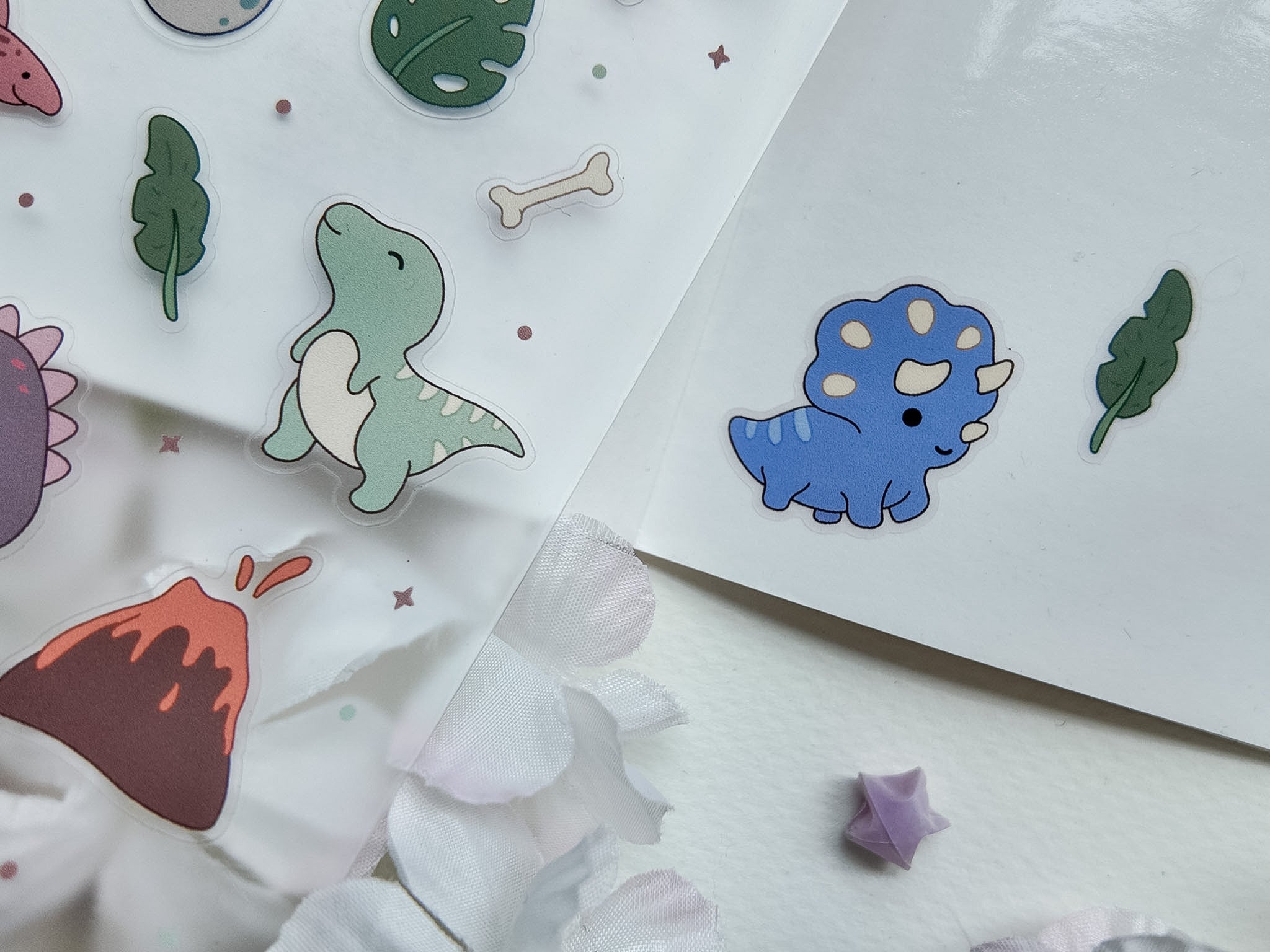 Dino Waterproof Sticker Sheet