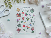 Gardening Waterproof Sticker Sheet