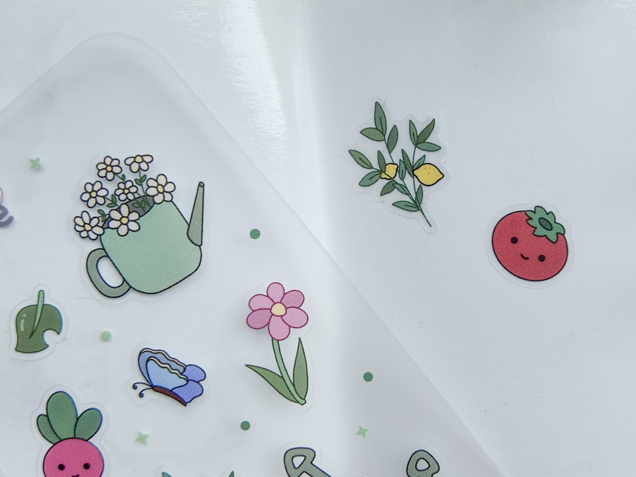 Gardening Waterproof Sticker Sheet