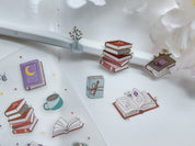 Book Club Waterproof Sticker Sheet