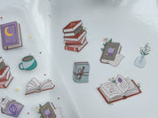 Book Club Waterproof Sticker Sheet