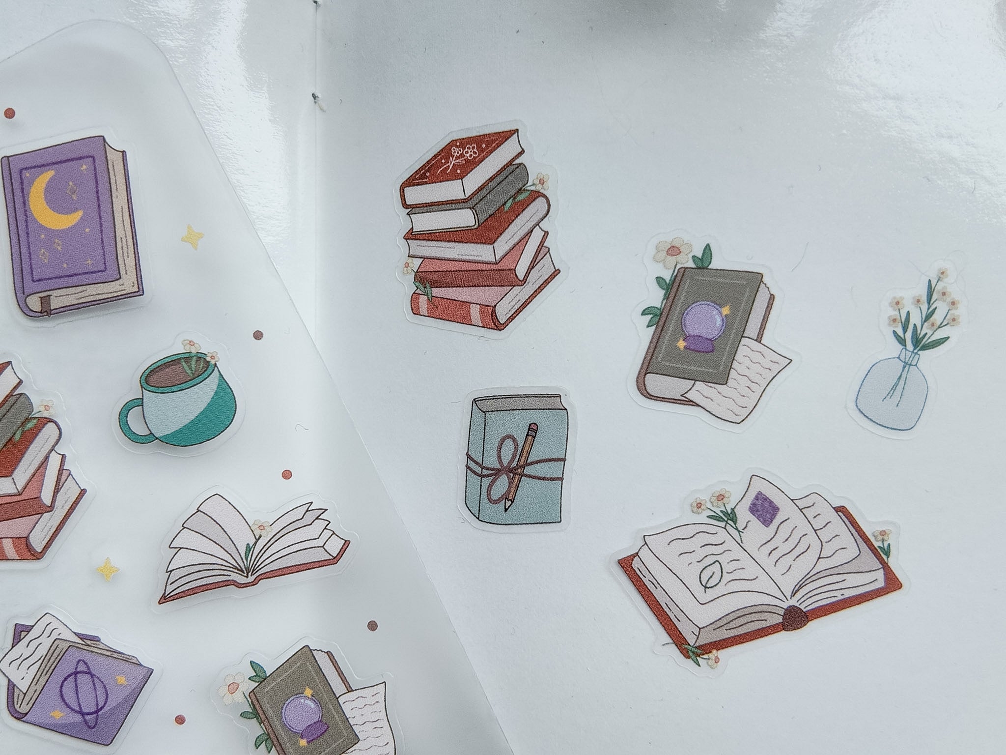 Book Club Waterproof Sticker Sheet