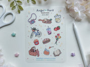Summer Picnic Waterproof Sticker Sheet