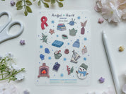 Snow Day Waterproof Sticker Sheet