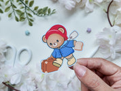 Travel Bear Sticker