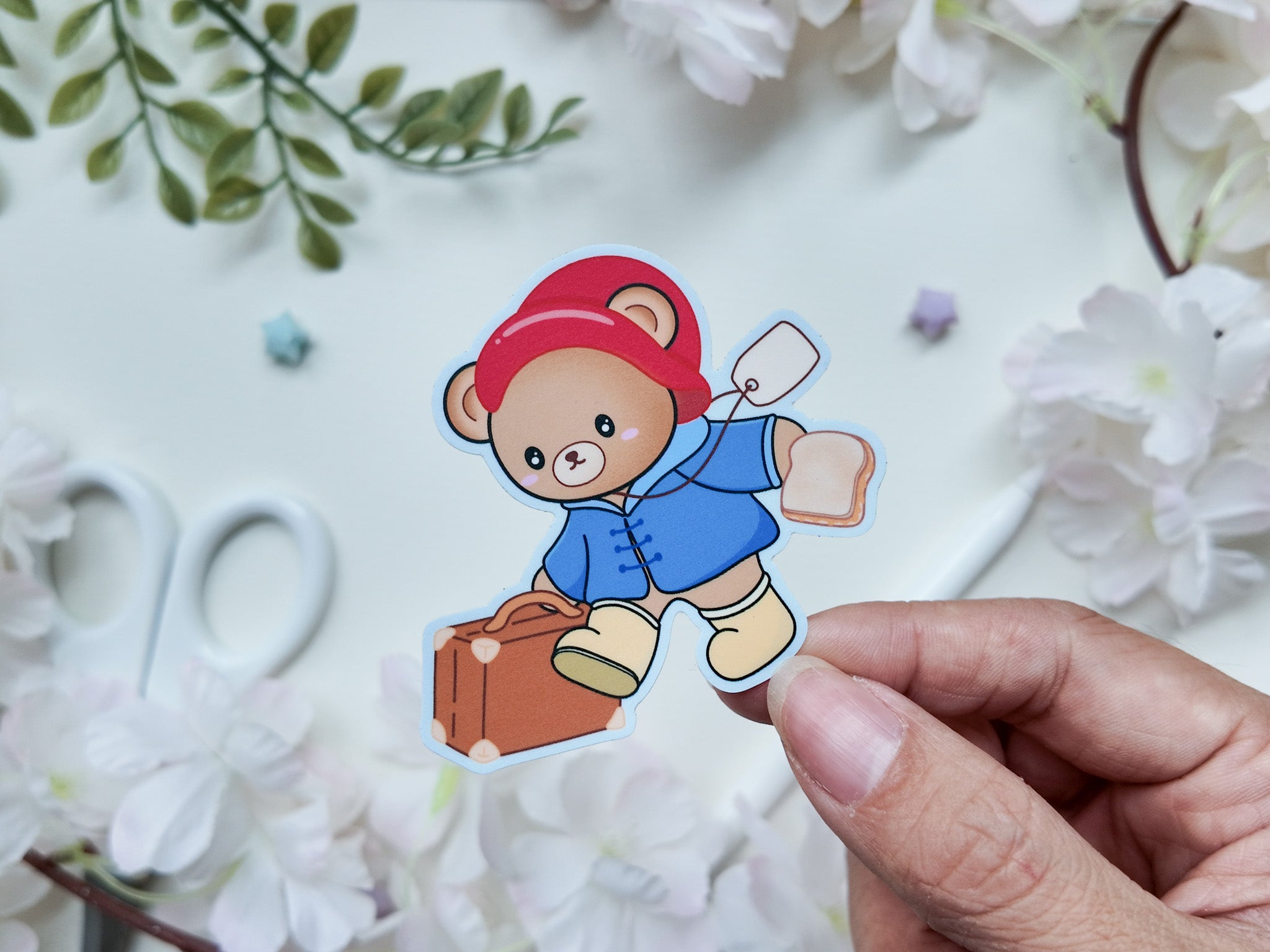 Travel Bear Sticker