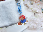 Travel Bear Key Charm