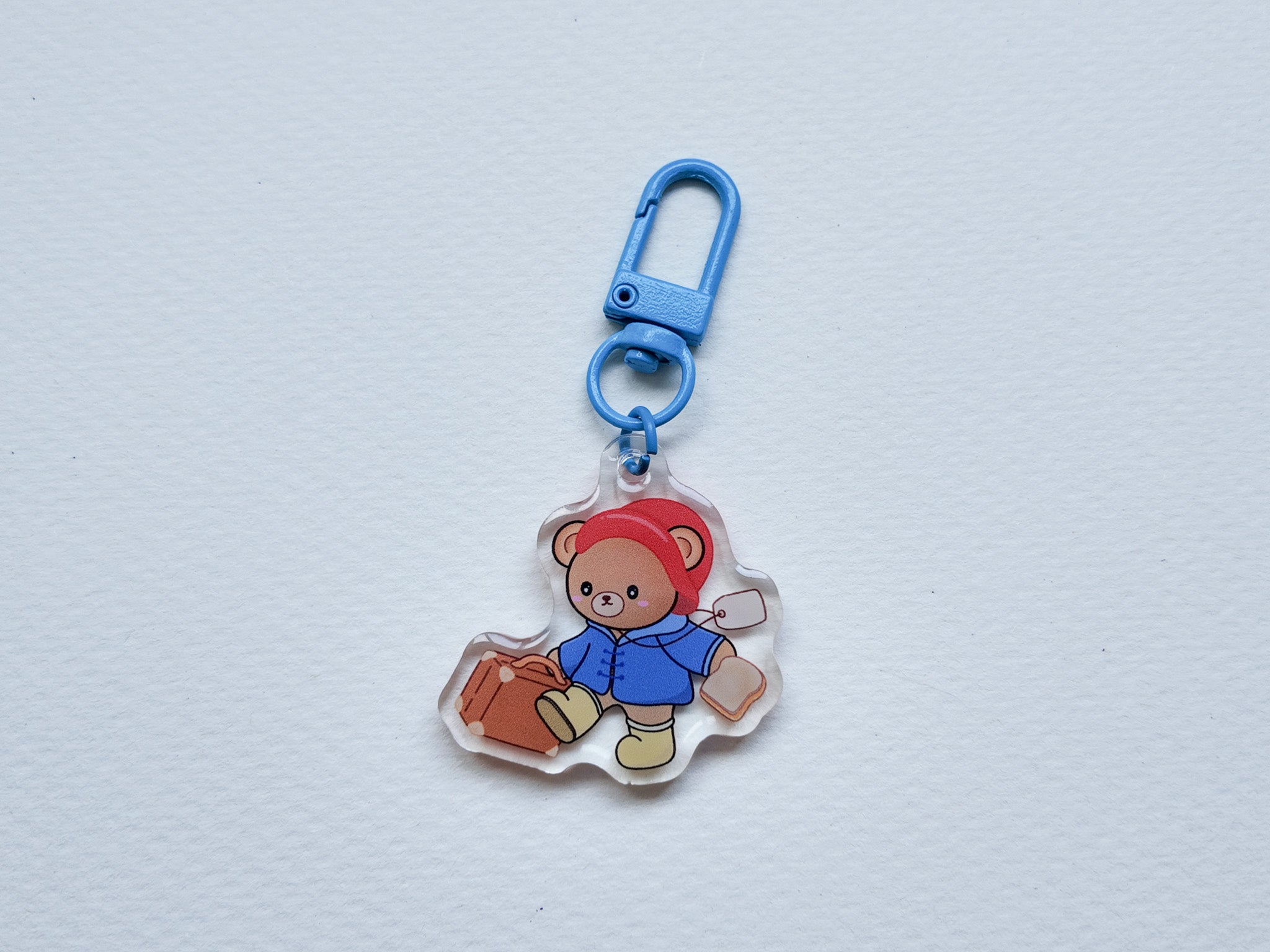 Travel Bear Key Charm