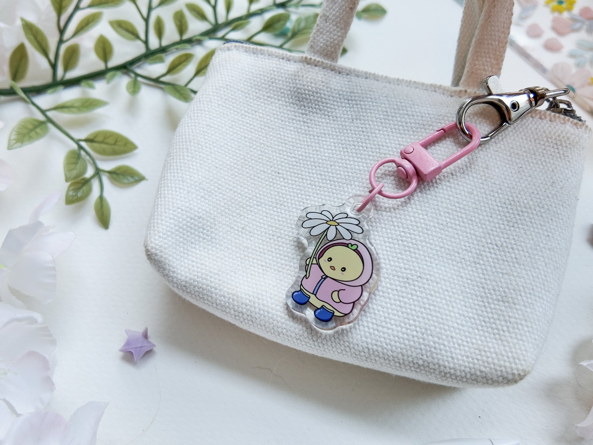 Rain Ducky Key Charm