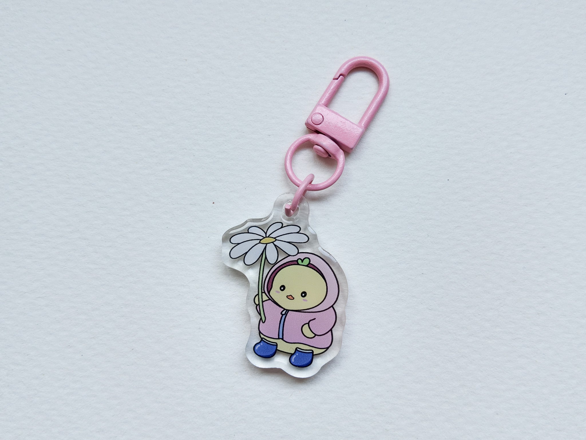 Rain Ducky Key Charm