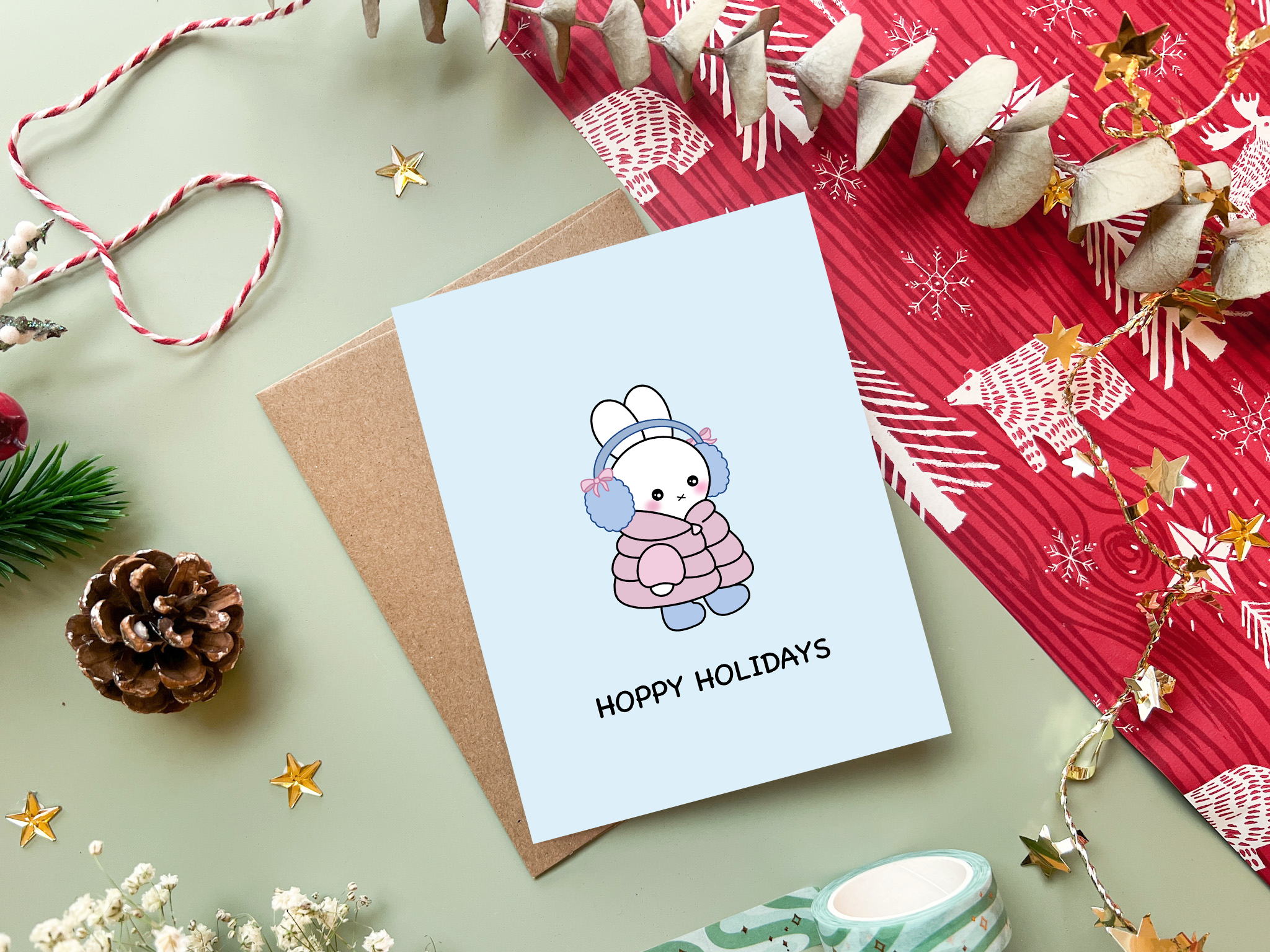 Hoppy Holidays | Greeting Card