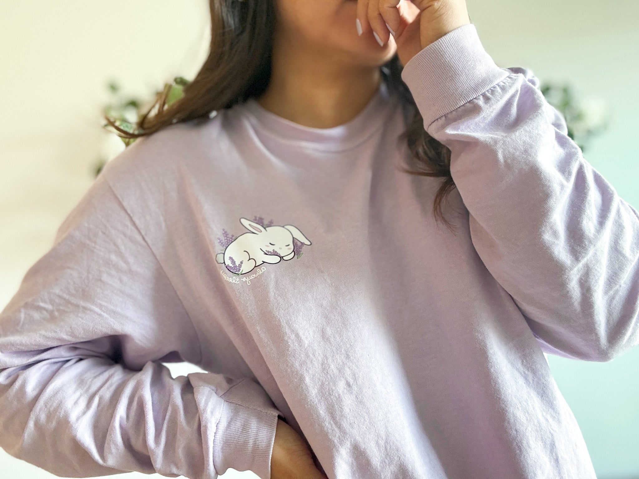 Lavender Bunny Longsleeve | Always Sleepy Collection