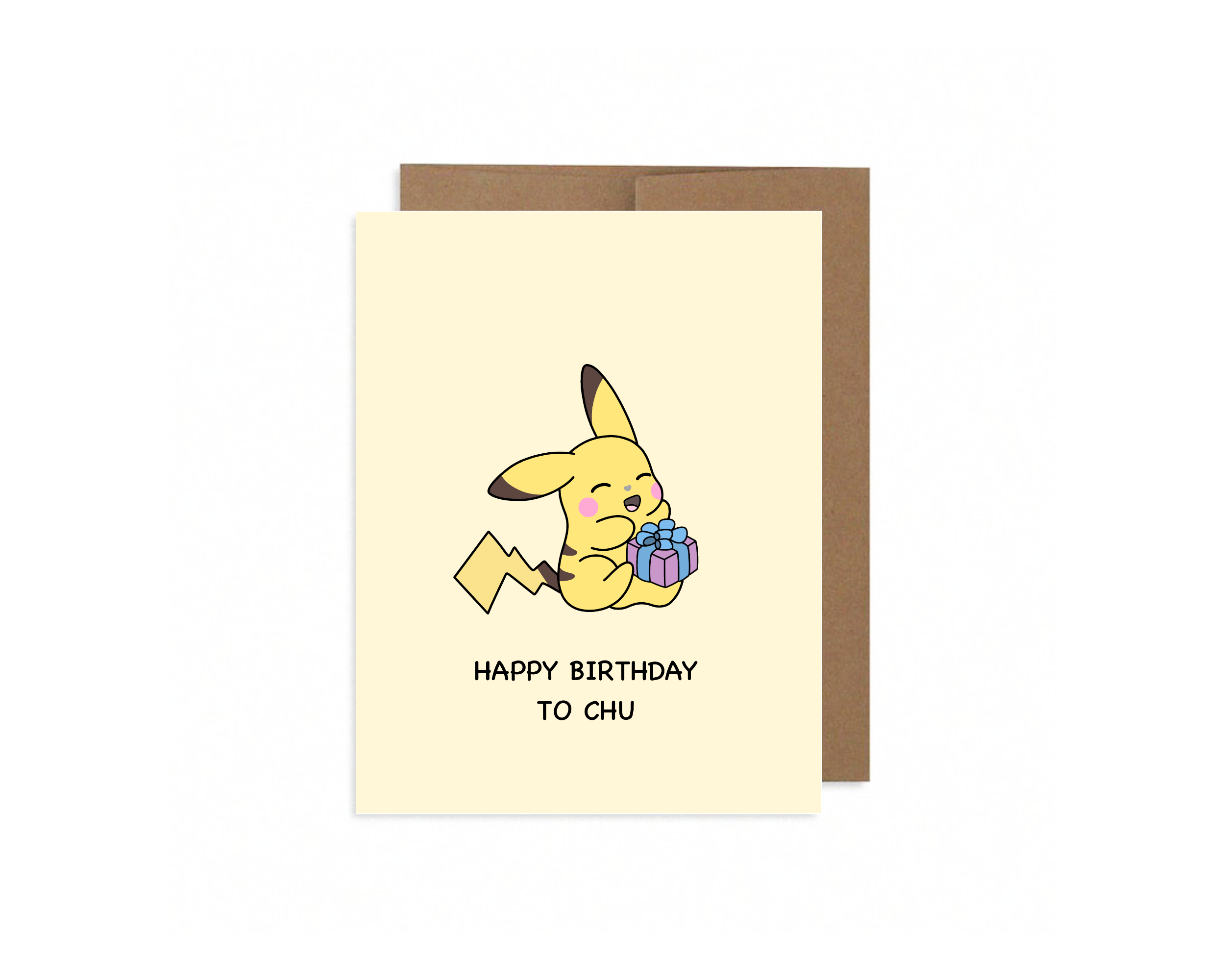 Happy Birthday To Chu | Greeting Card Angel + Hare Happy Birthday To Chu | Greeting Card Angel + Hare