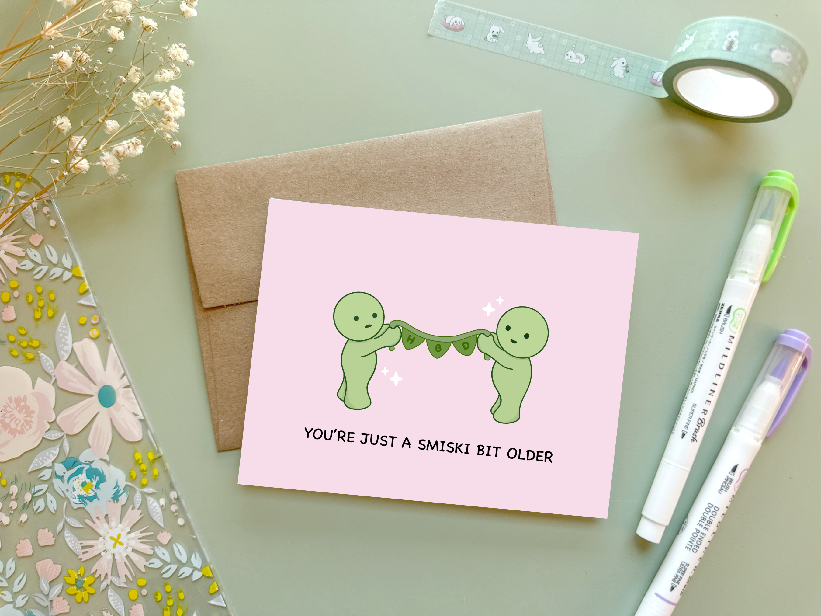You're Just A Smiski Bit Older | Greeting Card