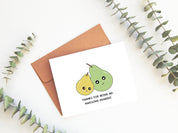 Thanks Being An Awesome Pearent | Father's Day Card Gift For Mom or Dad Thank You Card For Parents Cute Punny Greeting Card | Angel + Hare