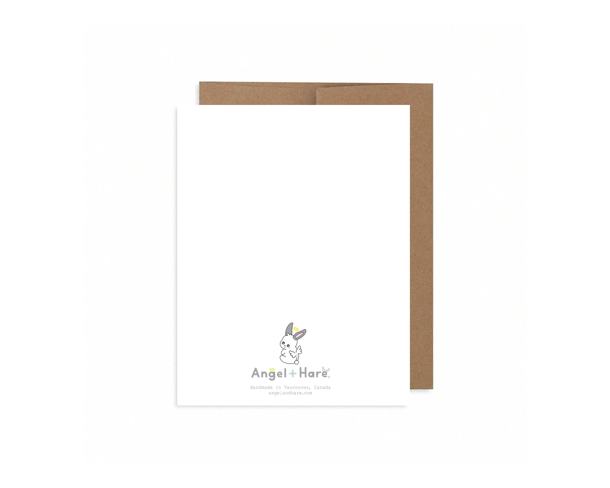 Hoppy Birthday | Beer Birthday Card Party Hat Cute Drinks Card Beer Pint Alcohol Stein Mug Punny Celebration Greeting Card | Angel + Hare
