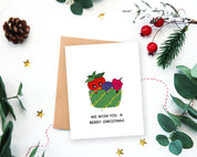 Christmas Cards Boxed Set | Holiday Variety Pack of 5 Cute and Punny Seasonal Greeting Cards Funny Christmas Gift Puns Xmas Cards