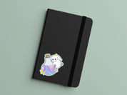 Potion Bunny Holographic Sticker | Cute Holo Rainbow Rabbit Sticker Spooky Kawaii Bunny Witches Potion Bottle Vinyl Waterproof Stickers