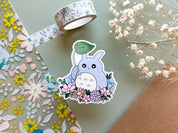 My Neighbour Waterproof Sticker | Cute Flower Anime Animal Floral Nature Outdoor Vinyl Sticker Kawaii Japan Anime Toroto Sticker