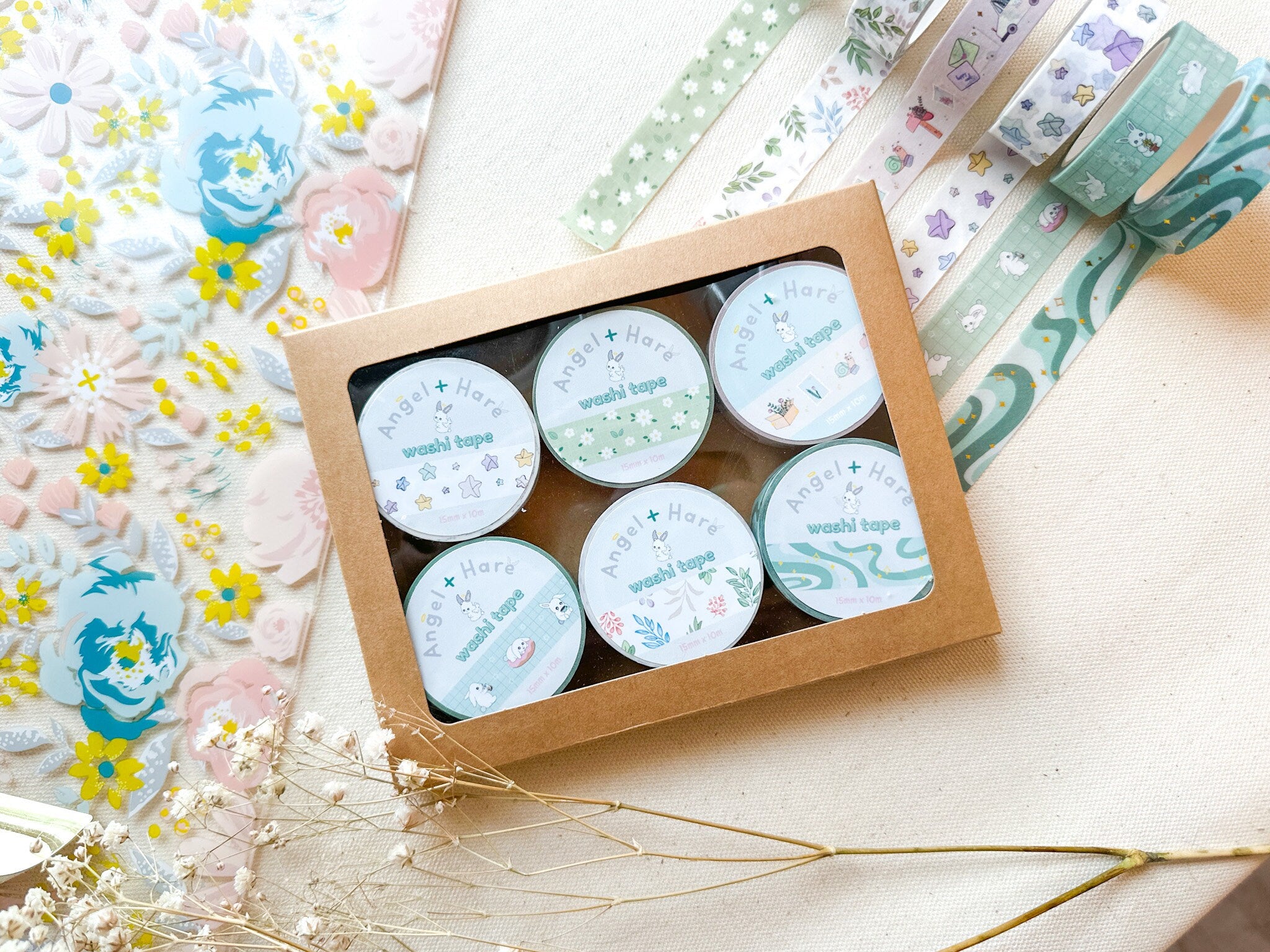 Origami Stars Washi Tape | Journal Pastel Washi Tapes Japanese Paper Folding Star Cute Kawaii Masking Tape Origami Sticker Planner Tape
