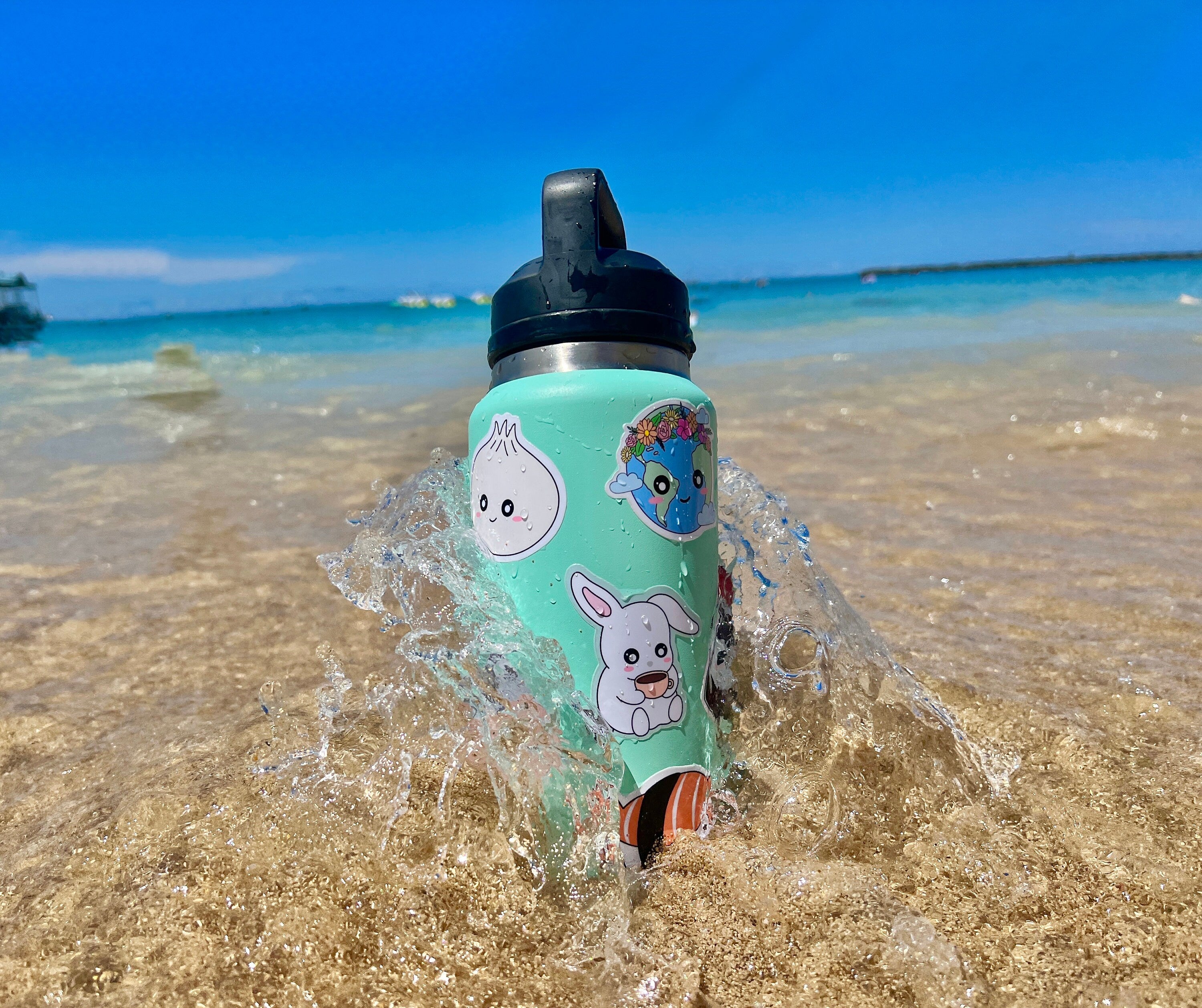 Potion Bunny Holographic Sticker | Cute Holo Rainbow Rabbit Sticker Spooky Kawaii Bunny Witches Potion Bottle Vinyl Waterproof Stickers